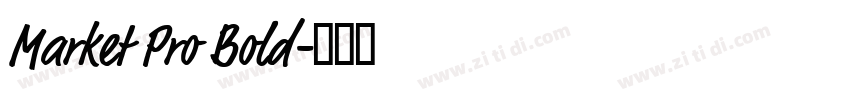 Market Pro Bold字体转换